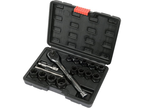 SET EXTRACTOARE SURUBURI DETERIORATE, 16 BUC Yato YT - 05897 Yato - scule electrice si unelte profesionale - BricoMart