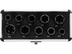 SET EXTRACTOARE SURUBURI, YATO YT-06031 3/8, 10 BUC YATO - scule electrice si unelte profesionale - BricoMart