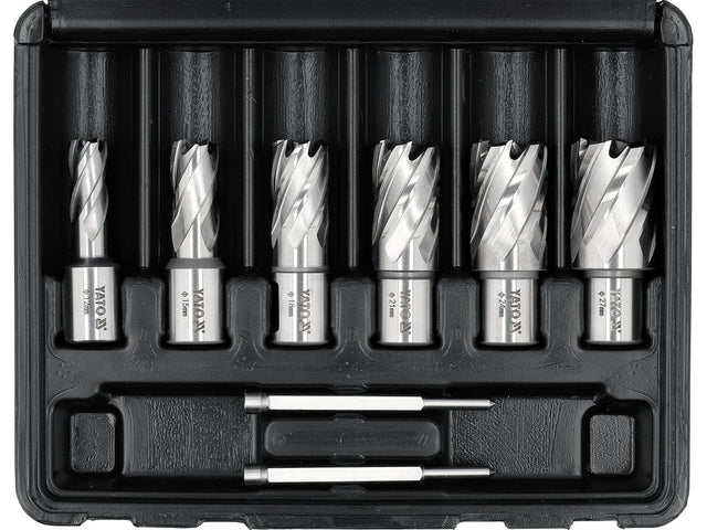 Set freze inelare HSS YATO YT-43400, 8 piese, prindere Weldon