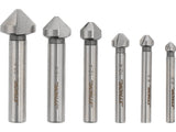 SET FREZE PENTRU METAL 6.3 - 20.5MM 6BUC. Sthor 22710 Sthor - scule electrice si unelte profesionale - BricoMart