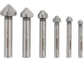 SET FREZE PENTRU METAL 6.3 - 20.5MM 6BUC. Sthor 22710 Sthor - scule electrice si unelte profesionale - BricoMart