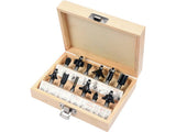 SET FREZE PENTRU VOREL 22550 LEMN 12 BUC VOREL - scule electrice si unelte profesionale - BricoMart