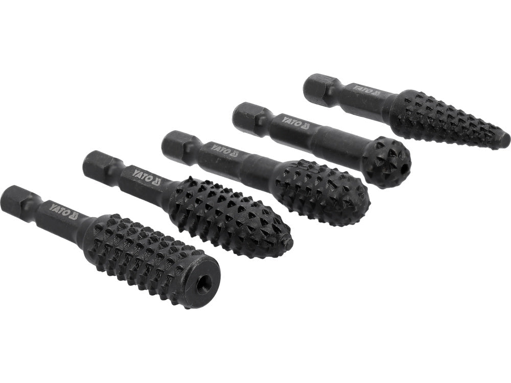 SET FREZE PENTRU YATO YT-61747 LEMN, HEX, 5 BUC YATO - scule electrice si unelte profesionale - BricoMart