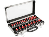 SET FREZE PENTRU YATO YT-6801 LEMN 25 BUC YATO - scule electrice si unelte profesionale - BricoMart