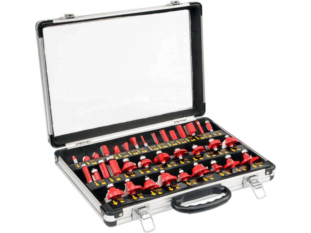SET FREZE PENTRU YATO YT-6803 LEMN 36 BUC YATO - scule electrice si unelte profesionale - BricoMart