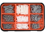 SET HOLSURUBURI SI VOREL 24112 DIBLURI 290 PIESE VOREL - scule electrice si unelte profesionale - BricoMart