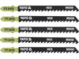 SET LAME PENTRU YATO YT-3410 FIERASTRAU PENDULAR, 5 BUC, 6TPI YATO - scule electrice si unelte profesionale - BricoMart