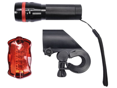 SET LAMPI BICICLETA: VOREL 88422 LED FATA 3W LED + LED SPATE VOREL - scule electrice si unelte profesionale - BricoMart