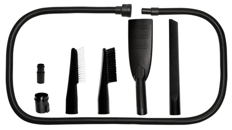 Set original de curatare a masinii Einhell (potrivit pentru aspirator umed/uscat, inclusiv furtun aspirare lung de 3 m, perie tare si moale pentru tapiterie, duza ingusta, duza scaune auto si adaptor) Einhell - scule electrice si unelte profesionale - BricoMart