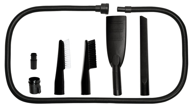 Set original de curatare a masinii Einhell (potrivit pentru aspirator umed/uscat, inclusiv furtun aspirare lung de 3 m, perie tare si moale pentru tapiterie, duza ingusta, duza scaune auto si adaptor) Einhell - scule electrice si unelte profesionale - BricoMart