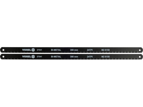 SET PANZE FIERASTRAR VOREL 27541 BI-METAL 300X12.6X0.65MM, 2 BUC VOREL - scule electrice si unelte profesionale - BricoMart
