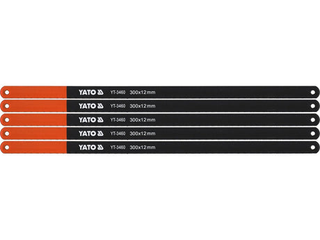 SET PANZE FIERASTRAU YATO YT-3460 METAL, 300/12MM, 5 BUC YATO - scule electrice si unelte profesionale - BricoMart