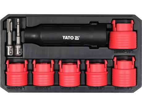 SET PENTRU CURATAT YATO YT-25385 FILETE, 9 PIESE YATO - scule electrice si unelte profesionale - BricoMart