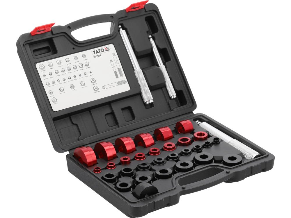 SET PENTRU INLOCUIT YATO YT-25418 RULMENTI SI SIMERINGURI, 33 PIESE YATO - scule electrice si unelte profesionale - BricoMart