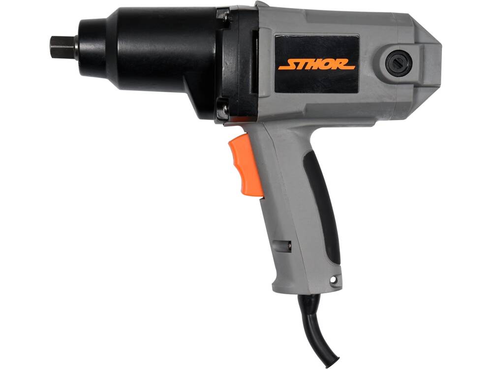 SET PISTOL IMPACT STHOR 57091 ELECTRIC 1/2, 800W + 4 TUBULARE 17-22-19-21MM STHOR - scule electrice si unelte profesionale - BricoMart