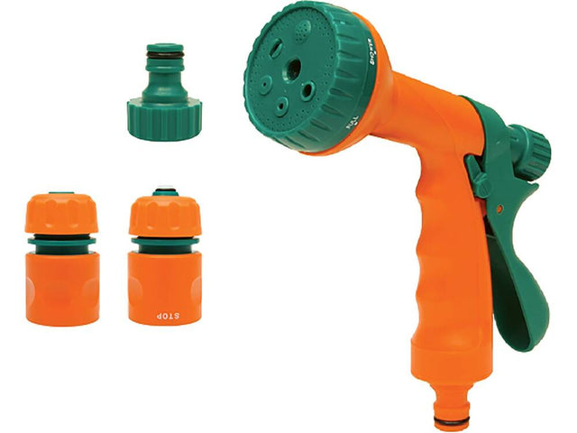 SET PISTOL PENTRU FLO 89206 STROPIT MULTIJET 6 FUNCTII + ACCESORII FLO - scule electrice si unelte profesionale - BricoMart