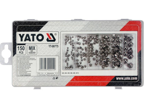 SET PIULITE INCHISE YATO YT-06775 150 BUC YATO - scule electrice si unelte profesionale - BricoMart