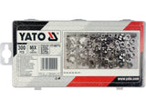 SET PIULITE INOX YATO YT-06773 300 BUC YATO - scule electrice si unelte profesionale - BricoMart