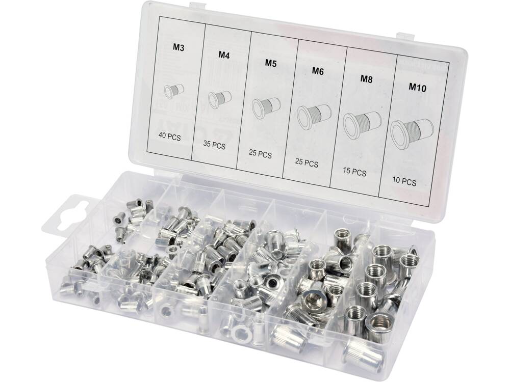 SET PIULITE NITUIBILE, YATO YT-36460 M3-M10, 300 BUC YATO - scule electrice si unelte profesionale - BricoMart