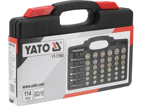 SET REPARAT BUSOANE YATO YT-17565 BAIE DE ULEI M13-M22, 114 PIESE YATO - scule electrice si unelte profesionale - BricoMart