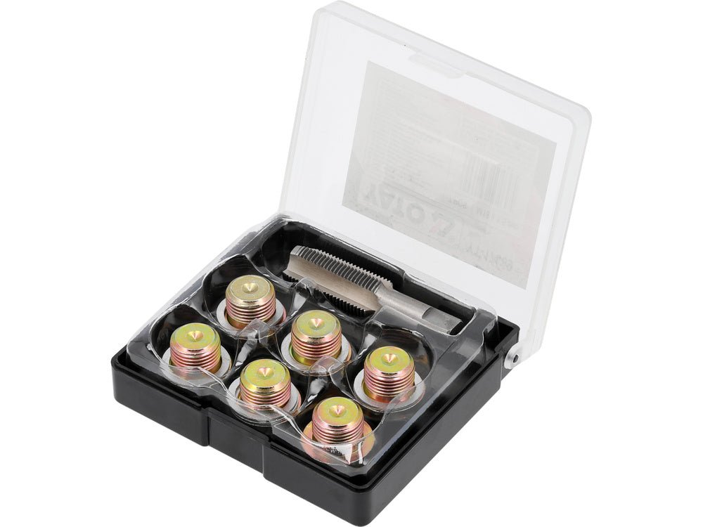 SET REPARAT BUSOANE YATO YT-17569 BAIE DE ULEI M18X1.5MM, 7 PIESE YATO - scule electrice si unelte profesionale - BricoMart