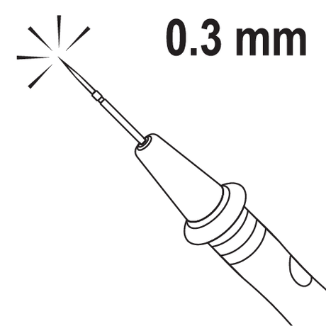 SET SONDE MULTIMETRU, CAP ASCUTIT Yato YT - 73077 Yato - scule electrice si unelte profesionale - BricoMart