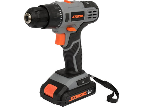 SET STHOR 20V STHOR 78097 AUTOFILETANTA 26NM, POLIZOR UNGHIULAR 125MM, INCARCATOR SI ACUMULATOR 2AH STHOR - scule electrice si unelte profesionale - BricoMart
