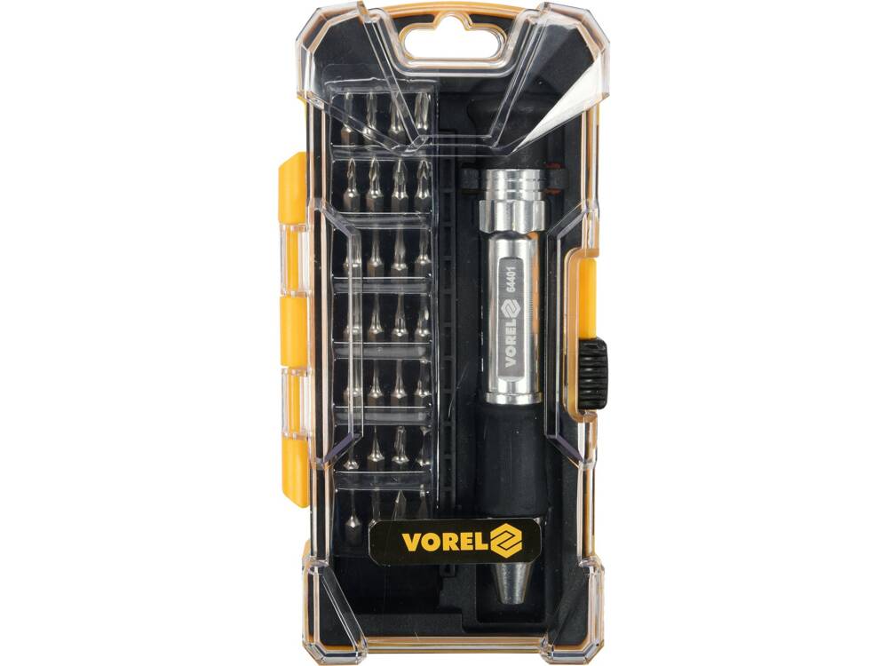 SET SURUBELNITA CU VOREL 64401 BITI, METALICA, 29 BUC VOREL - scule electrice si unelte profesionale - BricoMart