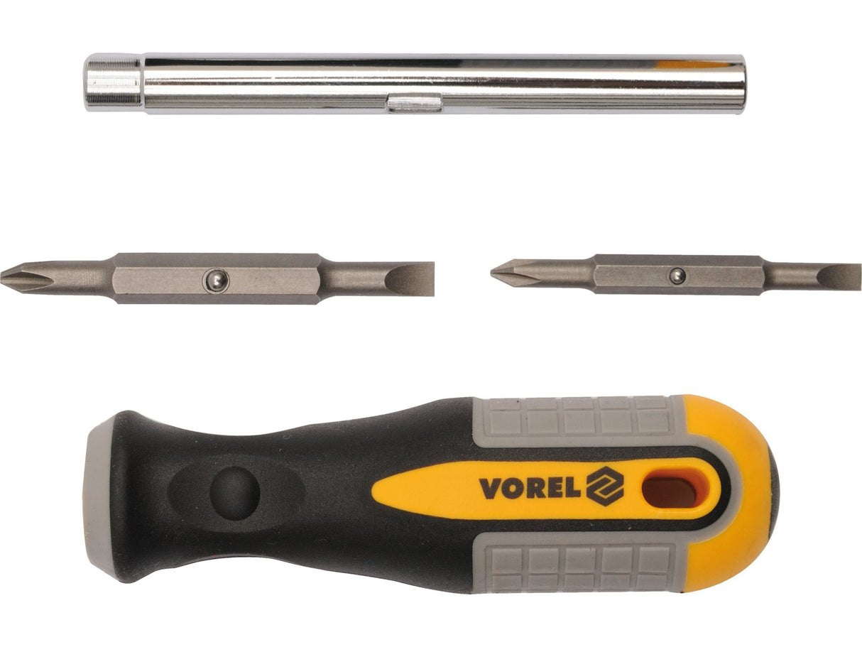 SET SURUBELNITA CU VOREL 64654 CAPAT DUBLU 4 BUC VOREL - scule electrice si unelte profesionale - BricoMart
