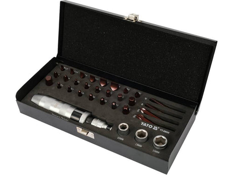 SET SURUBELNITA DE YATO YT-28000 IMPACT, 32 PIESE YATO - scule electrice si unelte profesionale - BricoMart