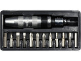 SET SURUBELNITA IMPACT VOREL 65123 CR-V CU BITI, 13 BUC VOREL - scule electrice si unelte profesionale - BricoMart