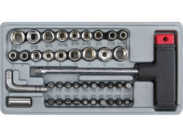 SET SURUBELNITA TIP VOREL 65150 T - 41 PIESE VOREL - scule electrice si unelte profesionale - BricoMart