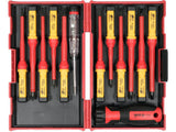 SET SURUBELNITA VDE, YATO YT-28295 11 CAPETE INTERSCHIMBABILE + CREION TENSIUNE YATO - scule electrice si unelte profesionale - BricoMart