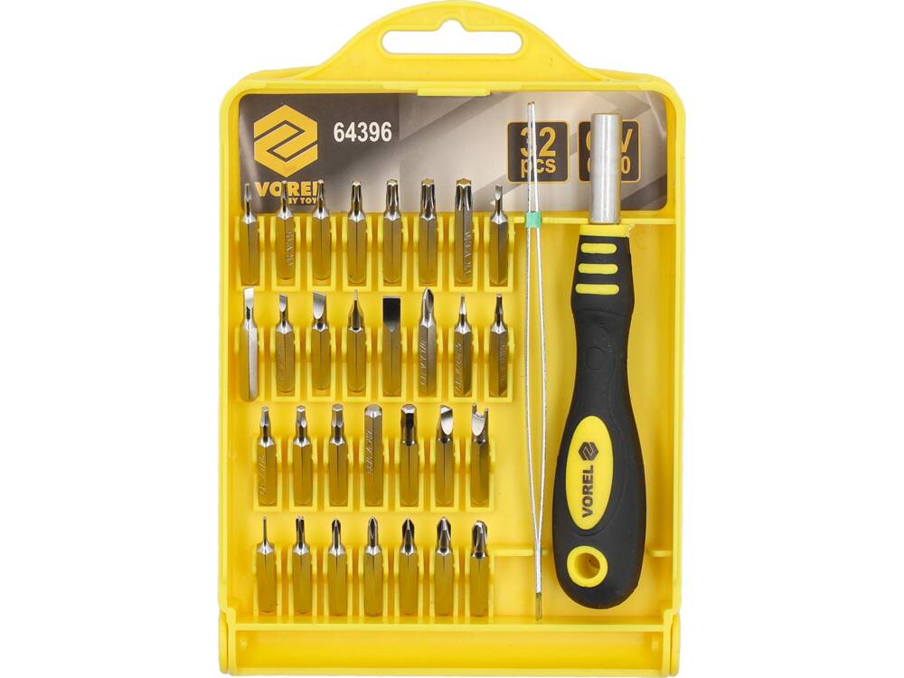 SET SURUBELNITA + VOREL 64396 32 BITI VOREL - scule electrice si unelte profesionale - BricoMart