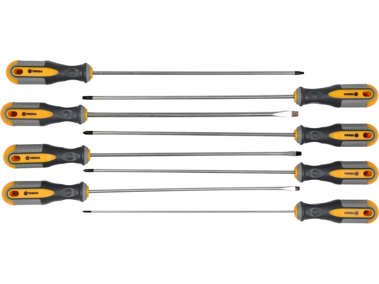SET SURUBELNITE LUNGI, VOREL 60990 8 BUC VOREL - scule electrice si unelte profesionale - BricoMart