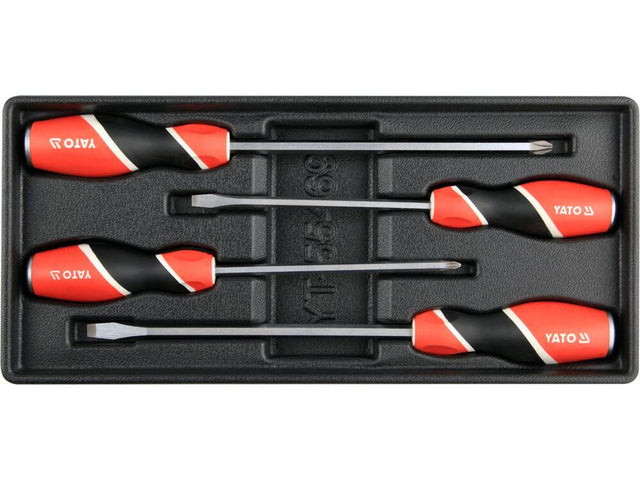 SET SURUBELNITE MECANICE YATO YT-55469 PENTRU DULAP - 4 BUC YATO - scule electrice si unelte profesionale - BricoMart