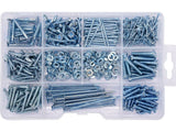 SET SURUBURI SI VOREL 24122 CUIE 580 PIESE VOREL - scule electrice si unelte profesionale - BricoMart