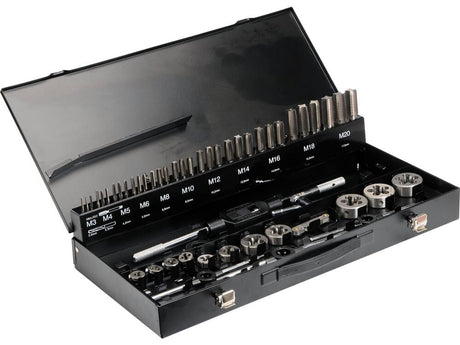SET TAROZI SI YATO YT-2979 FILIERE M3-20, 56 BUC YATO - scule electrice si unelte profesionale - BricoMart