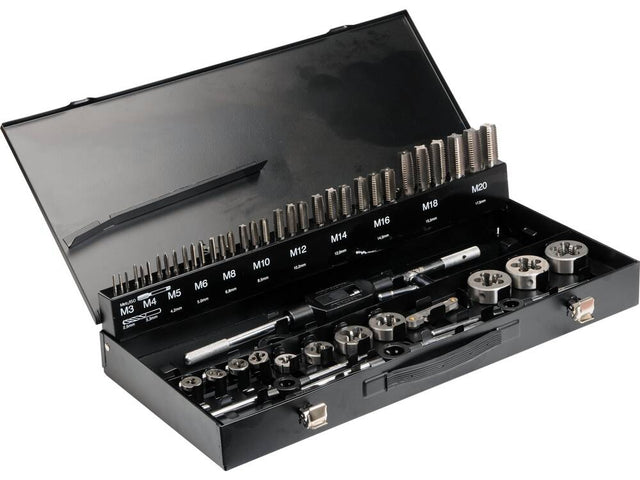 SET TAROZI SI YATO YT-2979 FILIERE M3-20, 56 BUC YATO - scule electrice si unelte profesionale - BricoMart