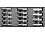 SET TUBULARE ADANCI YATO YT-5539 14 BUC, 8-21MM, PENTRU YT-5530 YATO - scule electrice si unelte profesionale - BricoMart