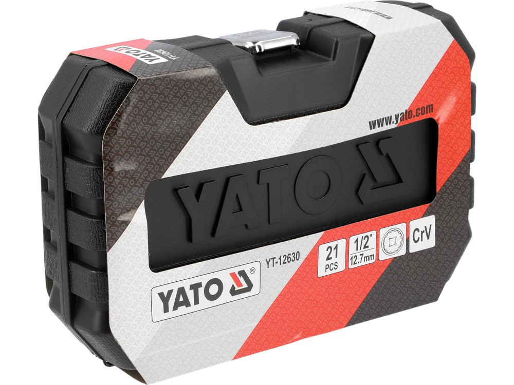 SET TUBULARE BIHEXAGONALE 1/2" Yato YT - 12630 Yato - scule electrice si unelte profesionale - BricoMart