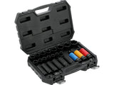 Set tubulare de impact YATO YT-10558, 1/2", 27 piese - imagine 2