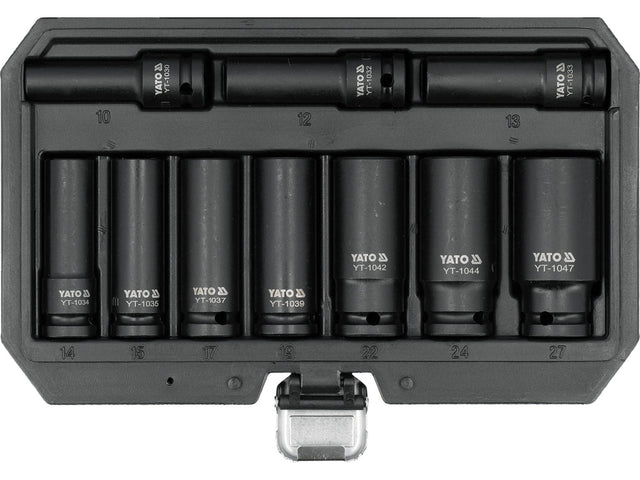 SET TUBULARE IMPACT LUNGI 1/2" Yato YT - 10557 Yato - scule electrice si unelte profesionale - BricoMart
