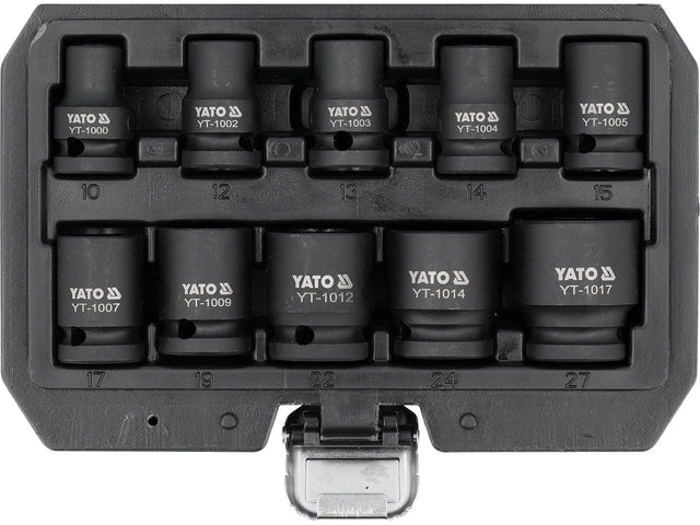 Set tubulare impact YATO YT-10252, 1/2"