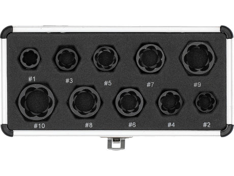 SET TUBULARE PENTRU EXTRAS SURUBURI YATO YT - 060311 , 10 BUCĂȚI YATO - scule electrice si unelte profesionale - BricoMart