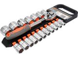 SET TUBULARE + STHOR 58634 ANTRENOR 19 BUC, 1/2 STHOR - scule electrice si unelte profesionale - BricoMart