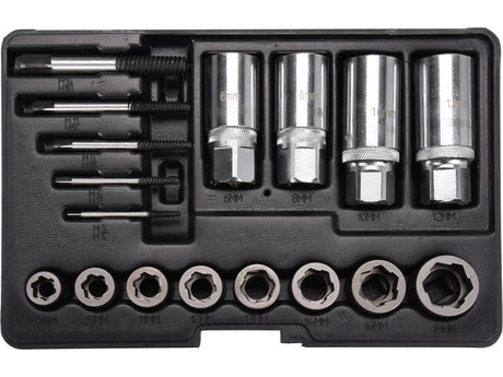 SET UNIVERSAL DE YATO YT - 06033 EXTRAS SURUBURI, 17 BUC YATO - scule electrice si unelte profesionale - BricoMart