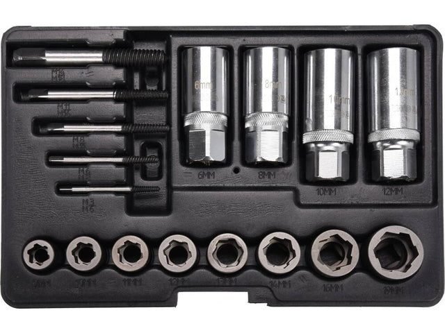 SET UNIVERSAL DE YATO YT - 06033 EXTRAS SURUBURI, 17 BUC YATO - scule electrice si unelte profesionale - BricoMart