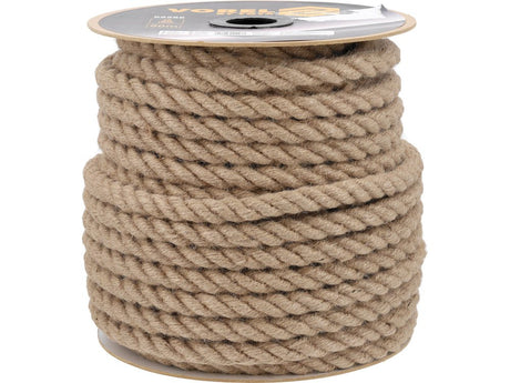 SFOARA DE IUTA 20MM 50M Vorel 69566 - 20 mm, 50 m, 9,00 kg, 8,50 kg Vorel - scule electrice si unelte profesionale - BricoMart