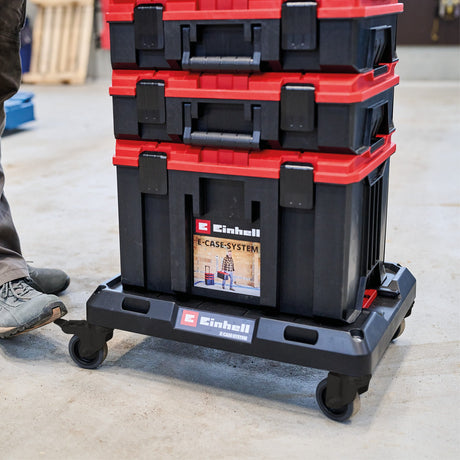Sistem de cutii de transport Einhell E - Case Rollbrett BricoMart - scule electrice si unelte profesionale - BricoMart
